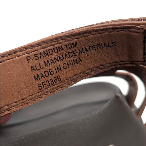 Steve Madden Maiven Casual Slide Sandal Open Toe Men's Brown Size US10M EU43 - Picture 6 of 12